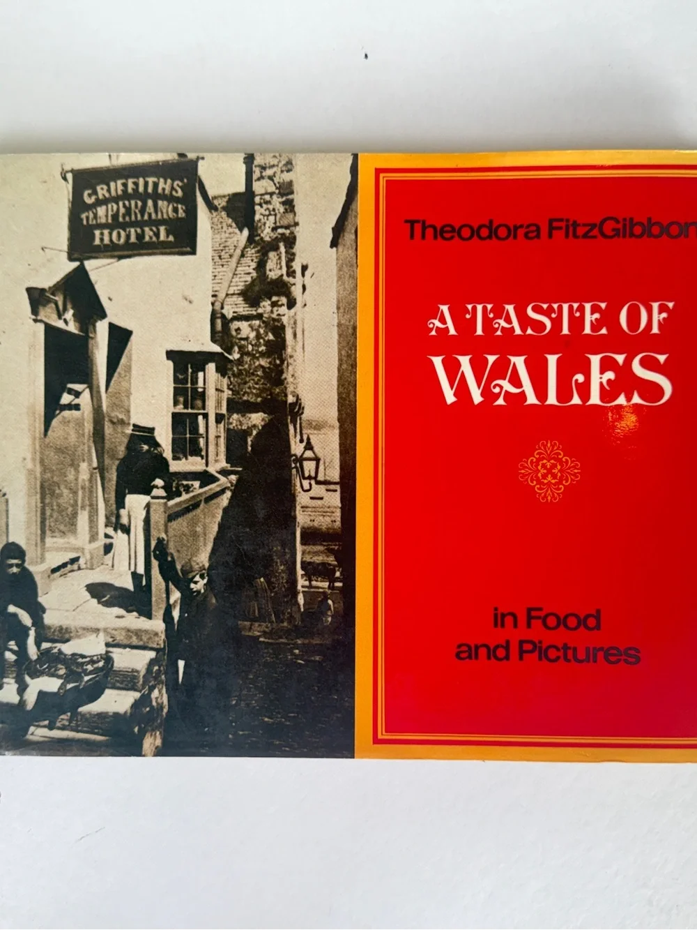 A Taste of Wales Theodora FitzGibbon 1971 Hardcover Cookbook First Edition 1st